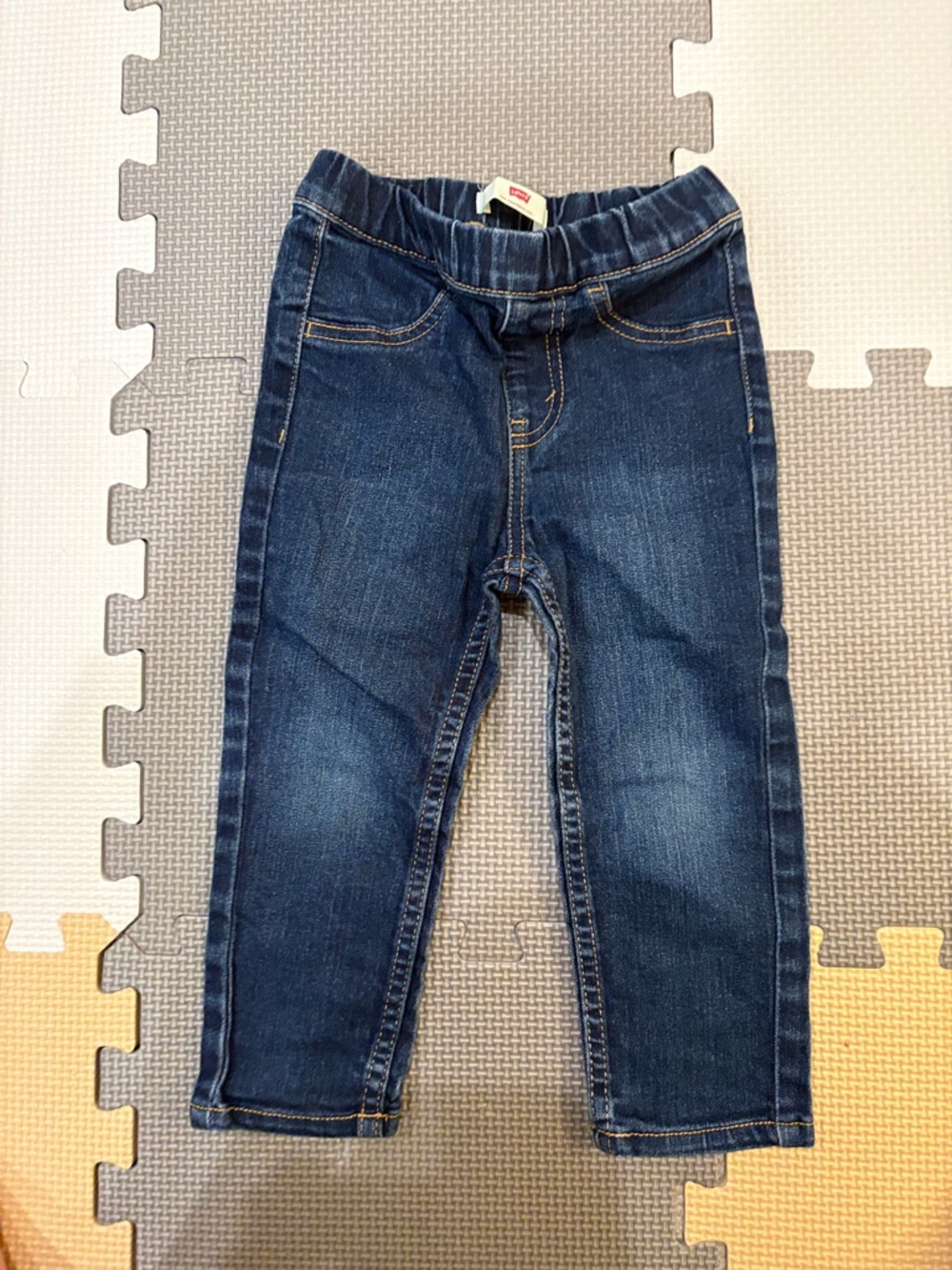 Levi's Kids Dark Blue Stretch Denim Jeans
